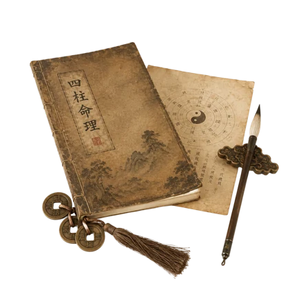 사주 고서와 붓, 명식 종이